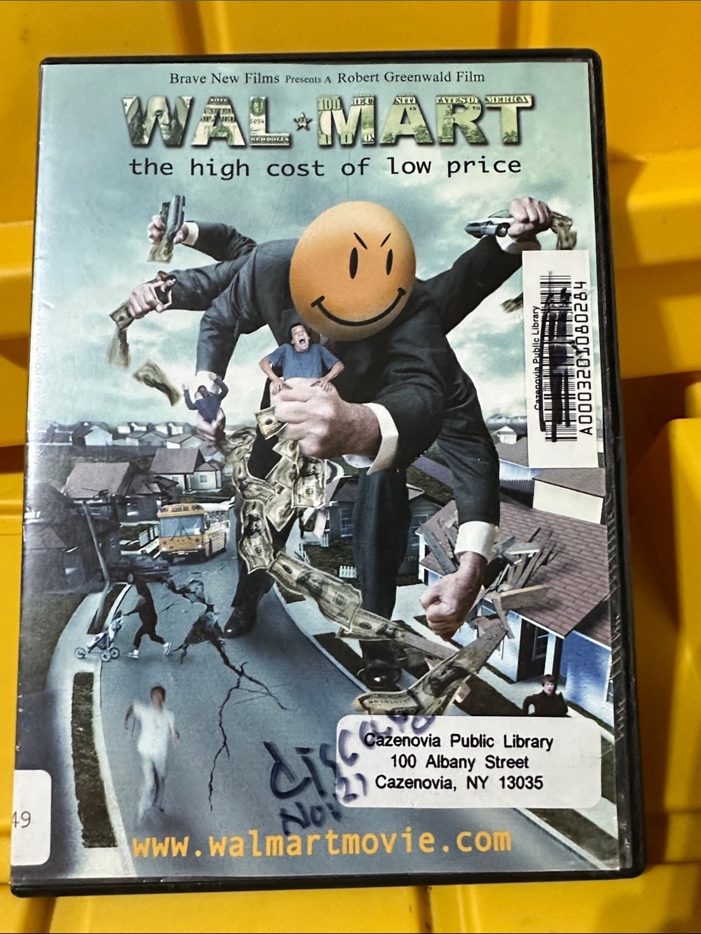 “Wal-Mart the High Cost of Low Price” dvd